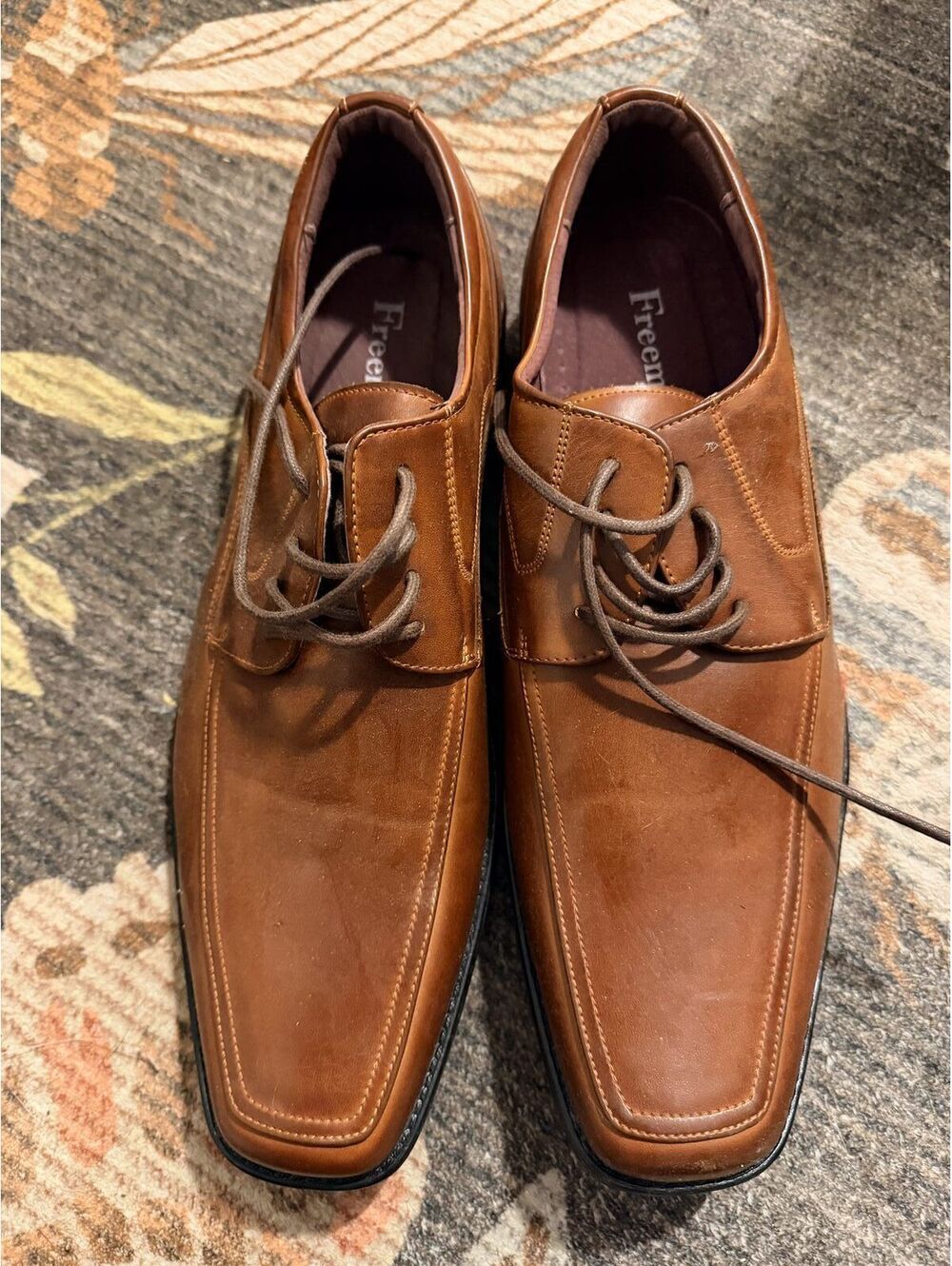 Rockport Men's Channer Cap-Toe Oxford Dress Shoes Size 12 Mens